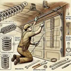 how to replace garage door spring