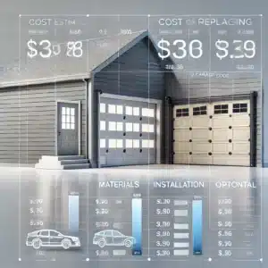 2 car garage door replacement cost